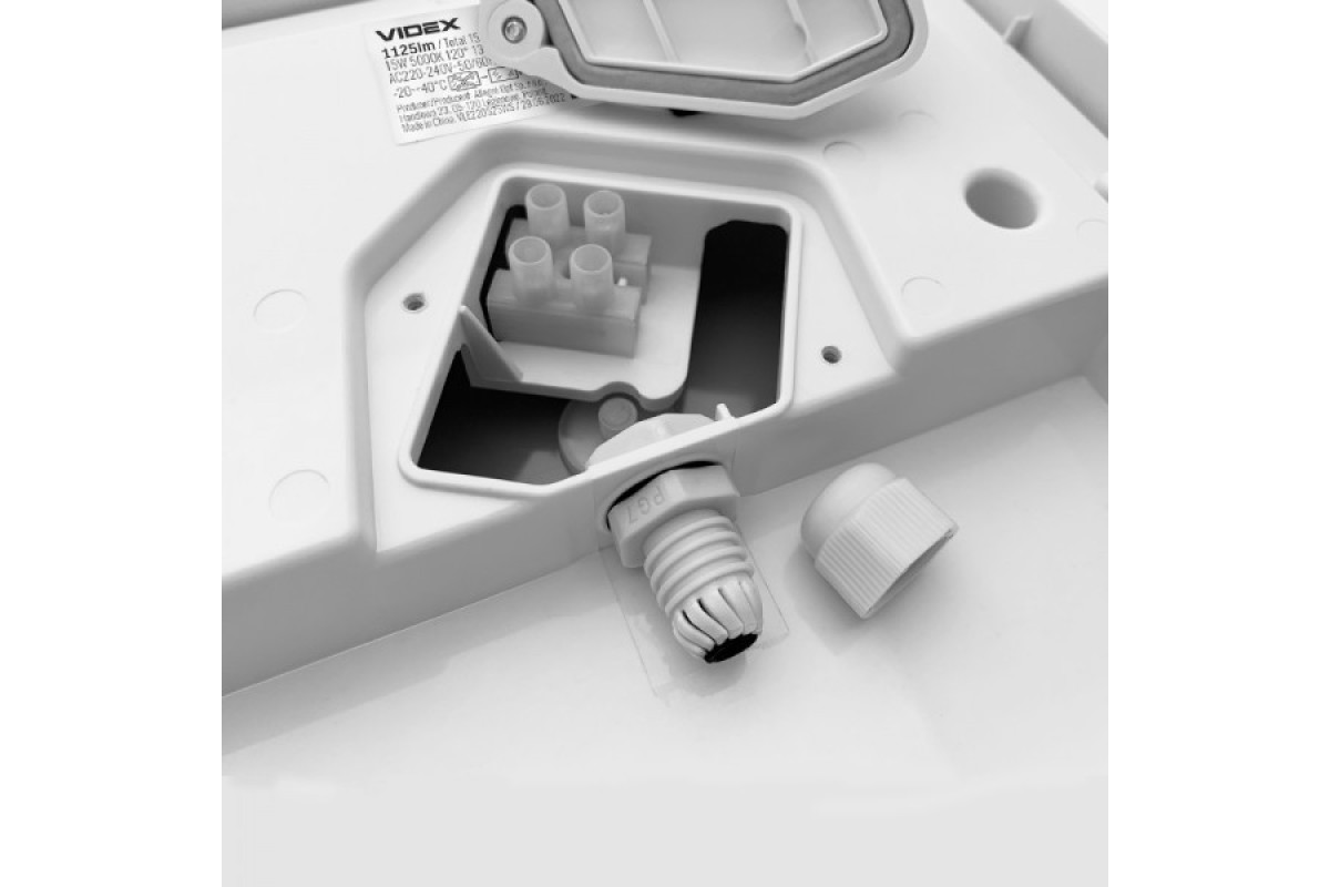 LED світильник ART IP65 квадратний VIDEX 15W 5000K (VL-BHFS-155)