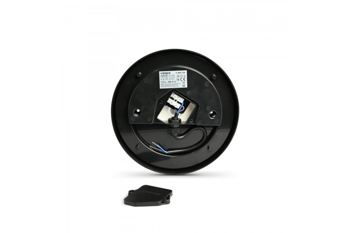 LED світильник ART IP65 круглий VIDEX 15W 5000K Black (VL-BHFR-155B)
