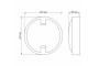 LED світильник IP65 круглий VIDEX 18W 5000K сенсорний (VL-BH12R-185-S)