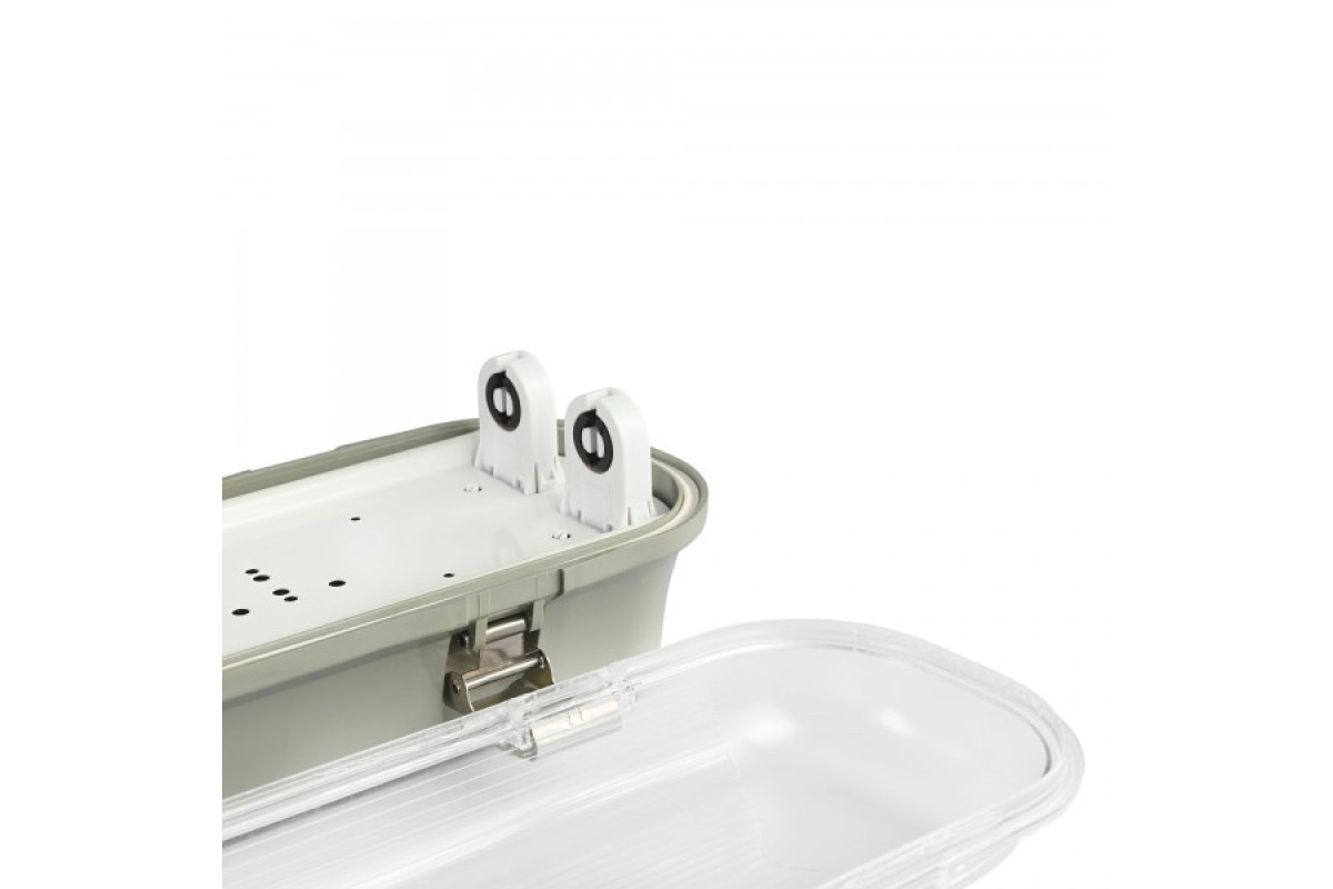 LED світильник IP65 лінійний під лампу 2хТ8 VIDEX 1,2М 220V (VL-BNW-T8122G)