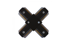 З’єднувач шинопровода Х-образний 220-240V чорний (096-001-0003-021)