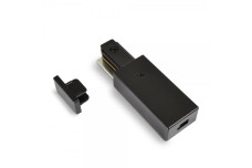 Комплект конектор 1-фазний + заглушка VIDEX чорний (VL-TRF-TM-B)