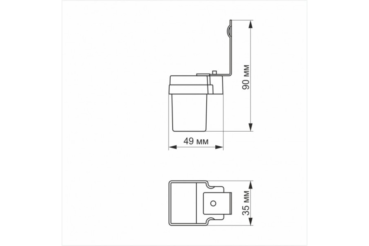Датчик освітленості VIDEX VL-SN01 6A 220V фотометричний (VL-SN01)