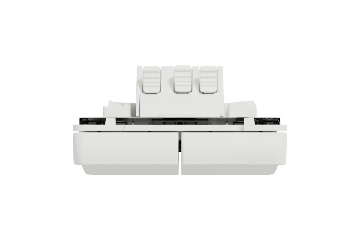 Двоклавішний перемикач IP55 Mureva Styl, сх.6+6, поверх. монтаж, білий (MUR39022)