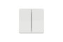 Двоклавішний перемикач IP55 Mureva Styl, сх.6+6, поверх. монтаж, білий (MUR39022)