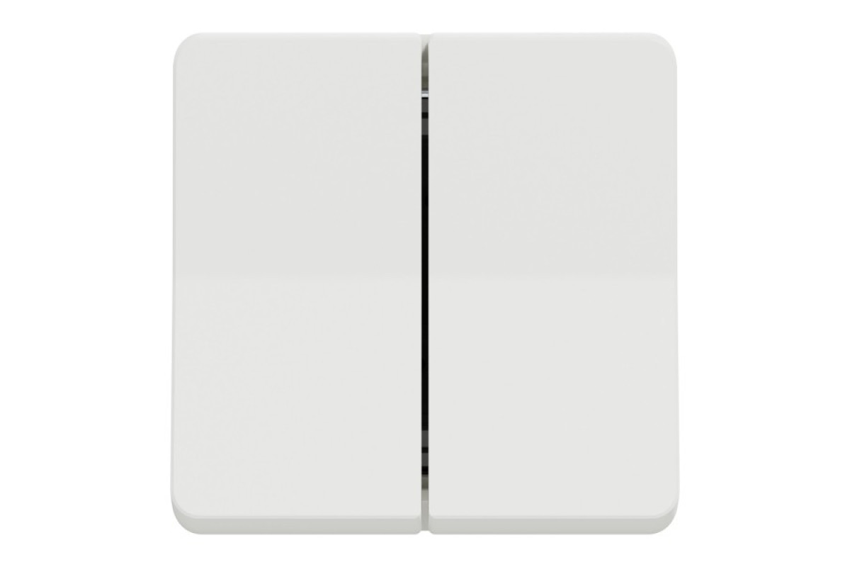 Двоклавішний перемикач IP55 Mureva Styl, сх.6+6, поверх. монтаж, білий (MUR39022)