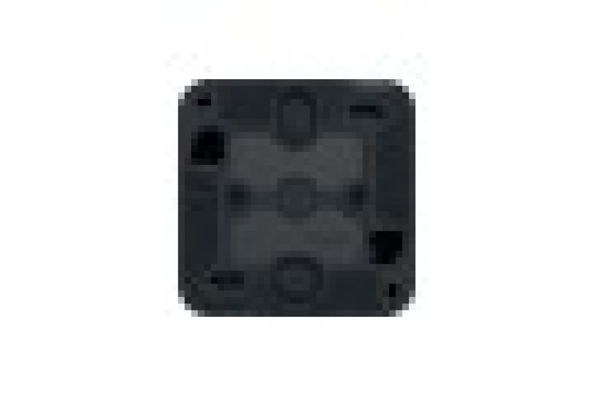 Кнопковий вимикач IP55 з підсвіткою Mureva Styl, поверх. монтаж, чорний (MUR35028)