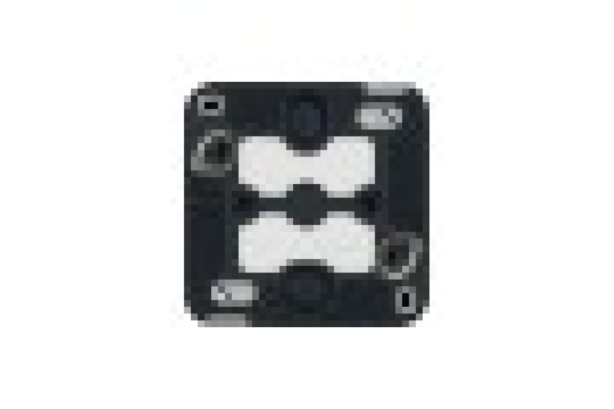 Кнопковий вимикач у зборі IP55 Mureva Styl, для поверхневого монтажу, білий (MUR39026)