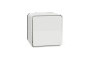 Кнопковий вимикач у зборі IP55 Mureva Styl, для поверхневого монтажу, білий (MUR39026)