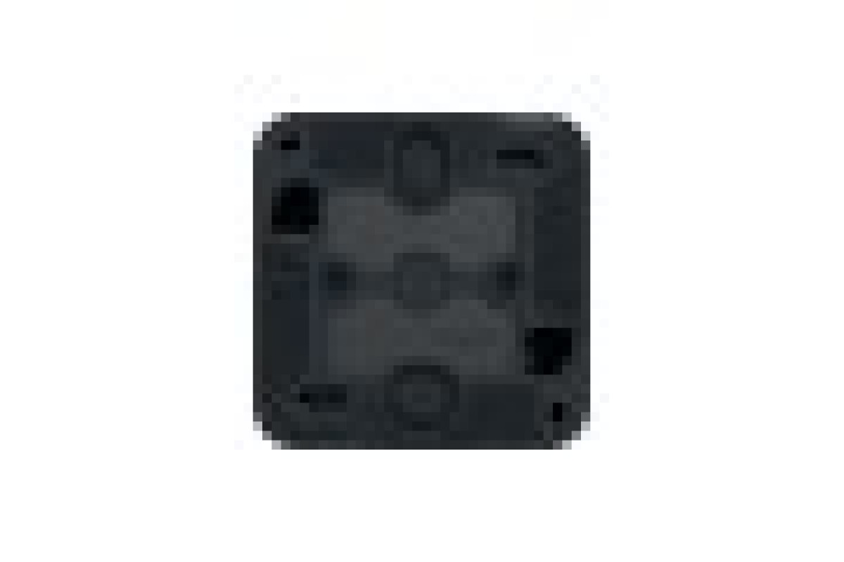 Кнопковий вимикач у зборі IP55 Mureva Styl, для поверхневого монтажу, чорний (MUR35026)