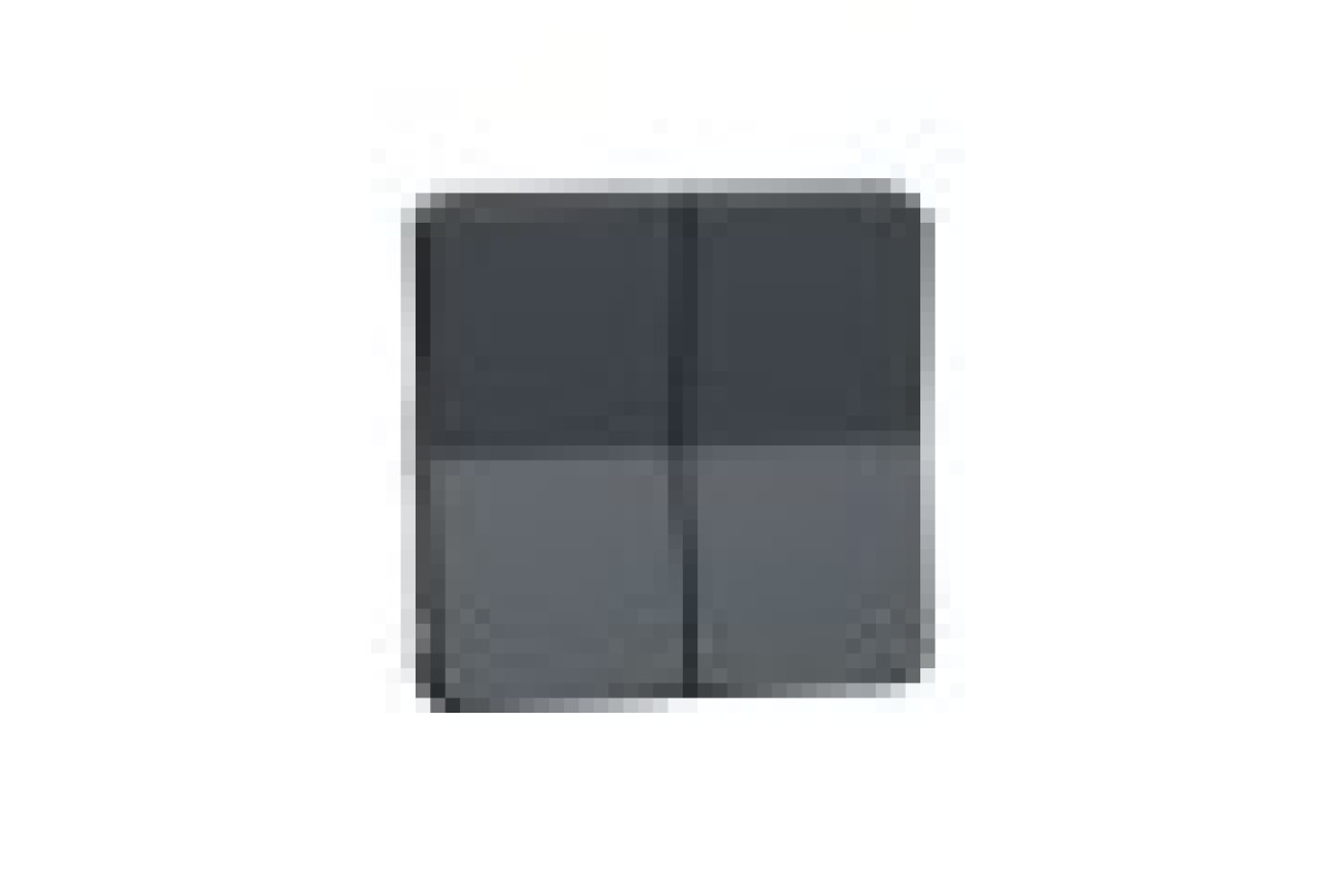 Механізм двоклавішного перемикача IP55, сх.6+6, Mureva Styl, чорний (MUR35019)