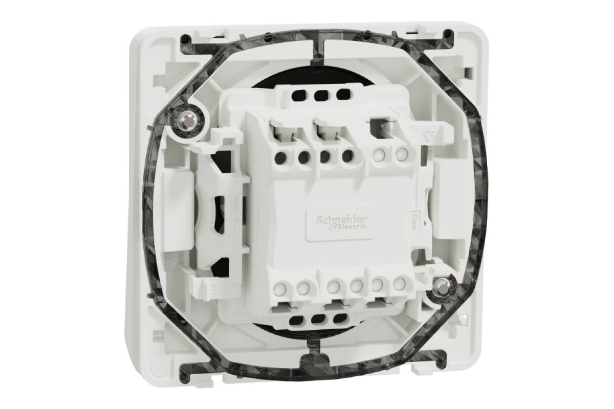 Механізм кнопкового вимикача IP55 Mureva Styl, білий (MUR39027)