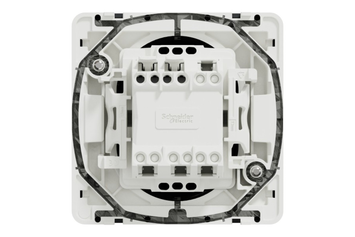 Механізм кнопкового вимикача IP55 Mureva Styl, чорний (MUR35027)