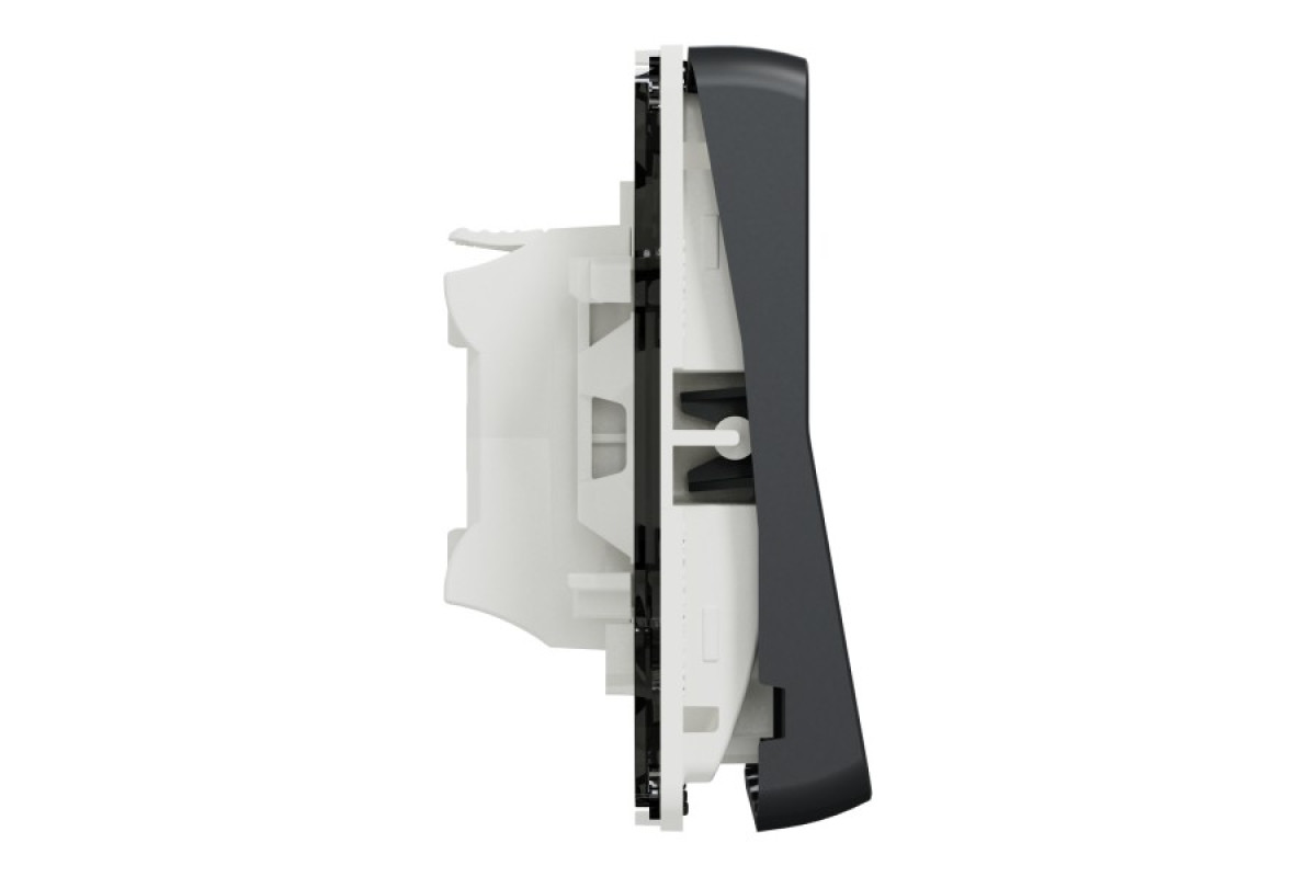 Механізм кнопкового вимикача IP55 Mureva Styl, чорний (MUR35027)