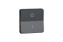 Механізм перемикача 2-полюсного IP55 Mureva Styl, чорний (MUR35034)