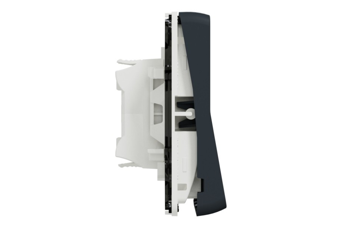 Механізм перемикача IP55 Mureva Styl, сх.6, чорний (MUR37021)