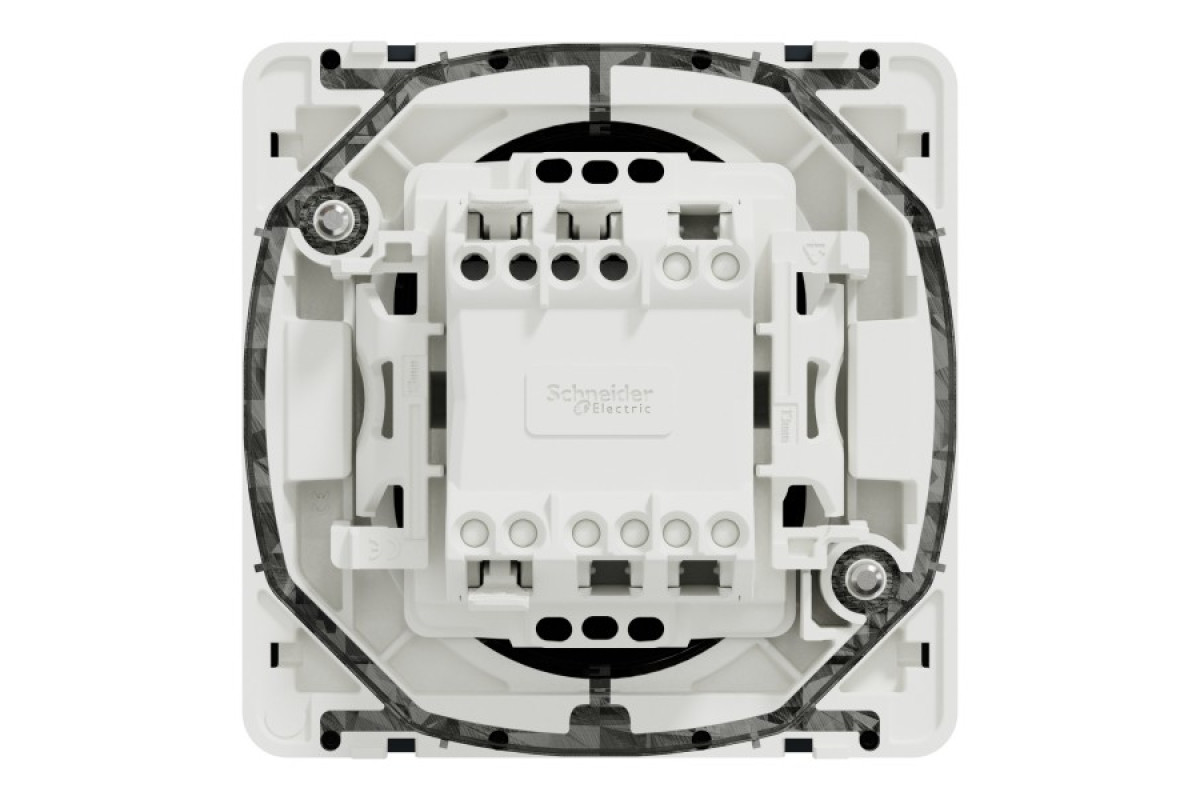 Механізм перемикача IP55 Mureva Styl, сх.6, чорний (MUR37021)