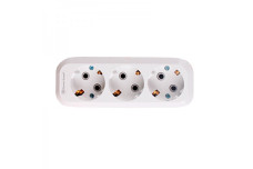 Колодка тримісна з заземленням (EH-2131)