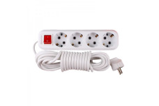 Подовжувач 4 гнізда з / з з кнопкою 5м (EH-2222)