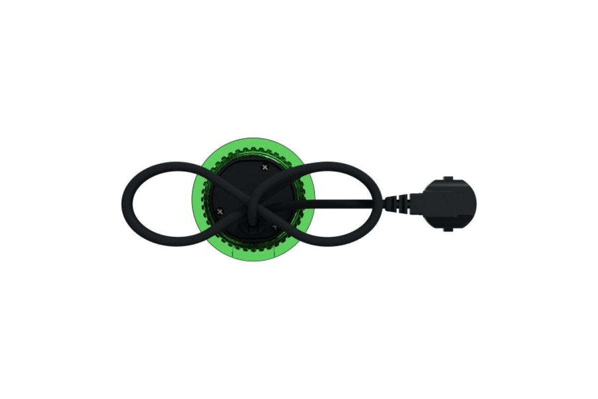 Настольный блок XS с розеткой DE и USB типа A, антрацит (INS44005)