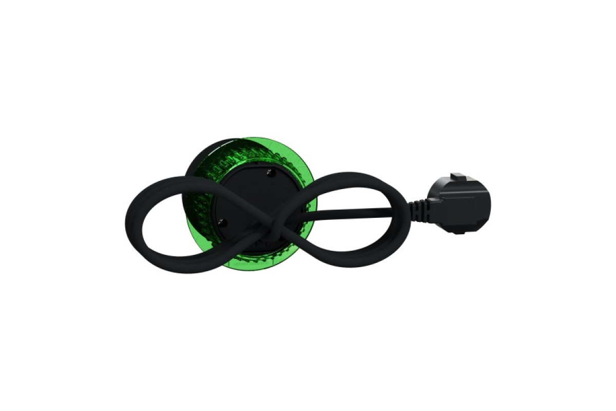 Настольный блок XS с розеткой DE и USB типа A, антрацит (INS44005)