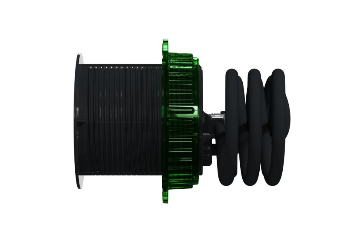 Настольный блок XS, 1 розетка Schuko, 2 метровый кабель, антрацит (INS44001)