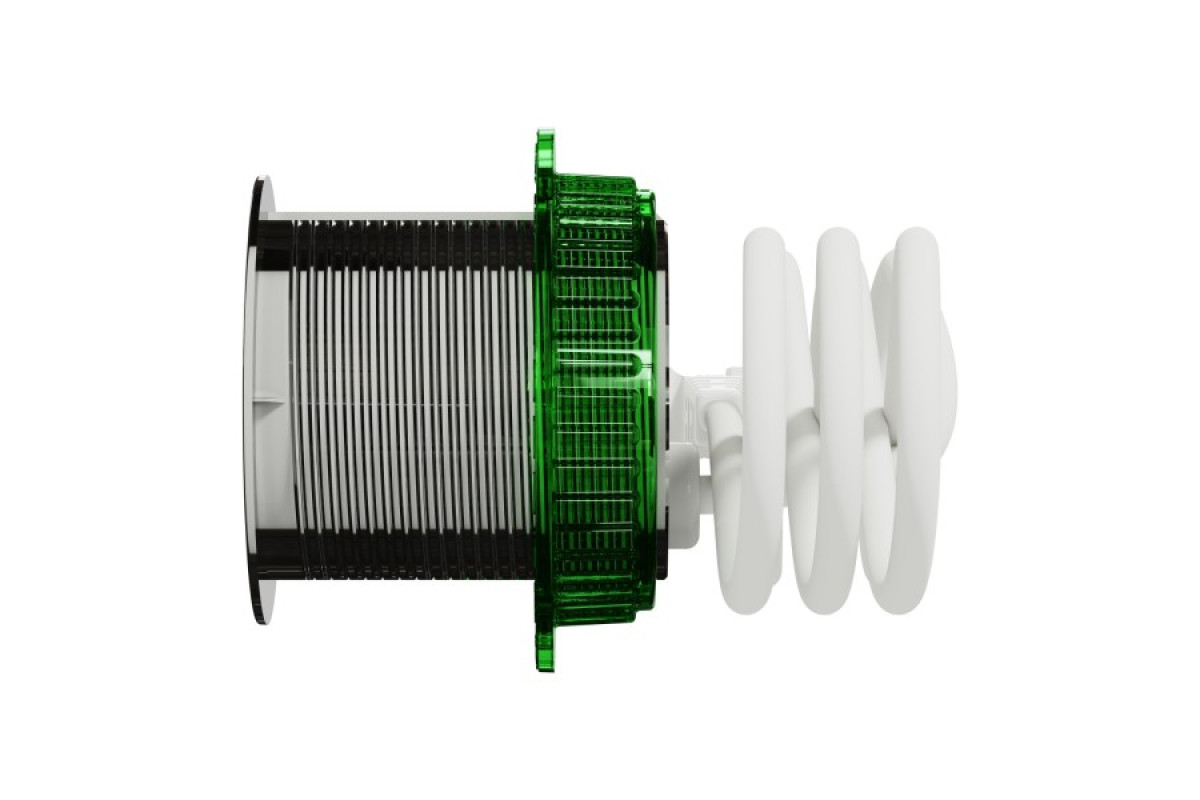 Настільний блок XS, 1 розетка Schuko, 2 метровий кабель, білий (INS44000)