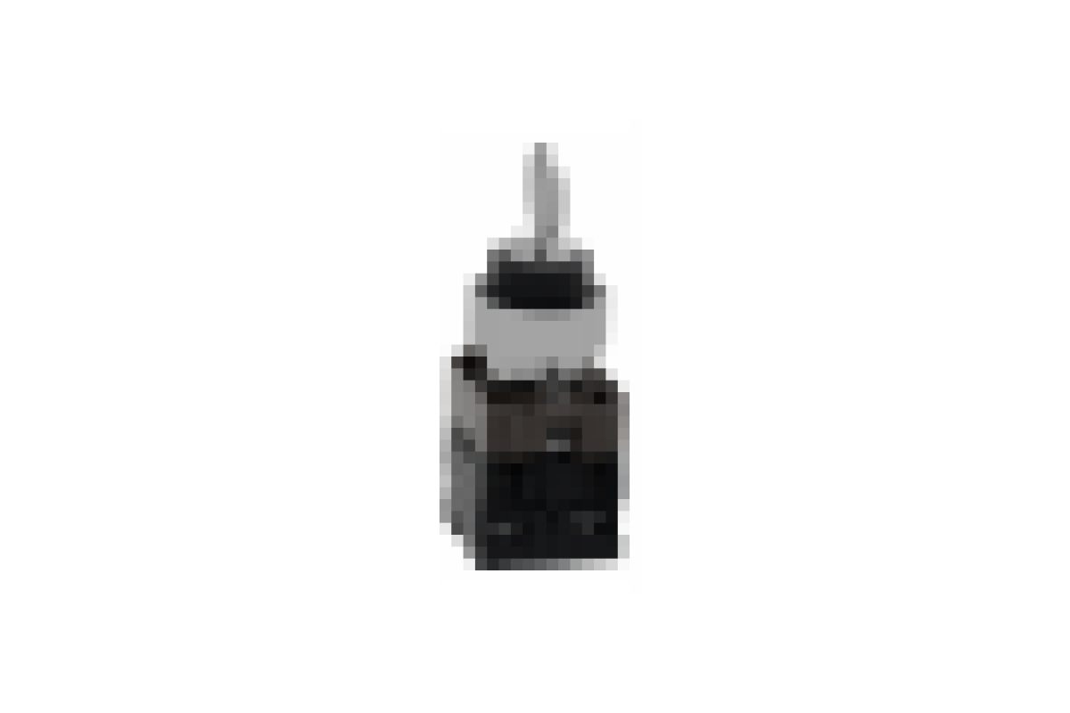 Ключовий перемикач, Easy Harmony XB2, метал, чорний, 22 мм, 3 положення, з фіксацією, середина висувна, 2NO (XB2BG33C)