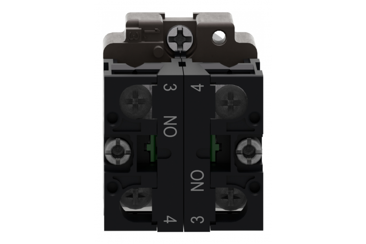 Ключовий перемикач, Easy Harmony XB2, метал, чорний, 22мм, 3 положення, залишається на місці, висувається на 3 сторони, 2NO (XB2BG03C)