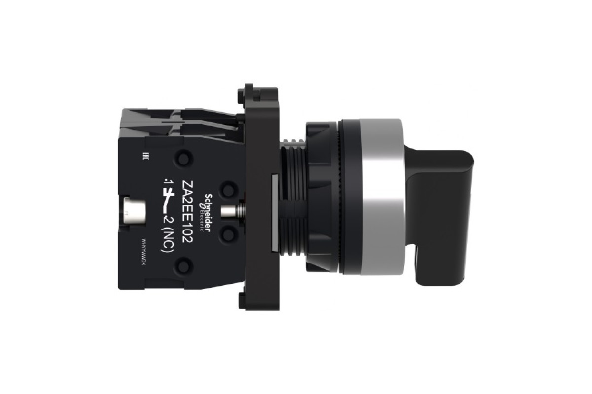 Селекторний перемикач з довгою ручкою, 2 положення, з фіксацією, 1 NO + 1 NC (XA2EJ25)