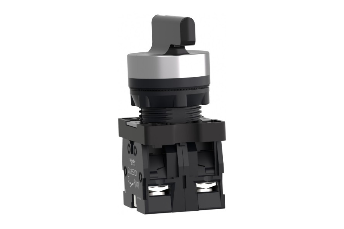 Селекторний перемикач з довгою ручкою, 3 положення, з фіксацією, 2 NO (XA2EJ33)