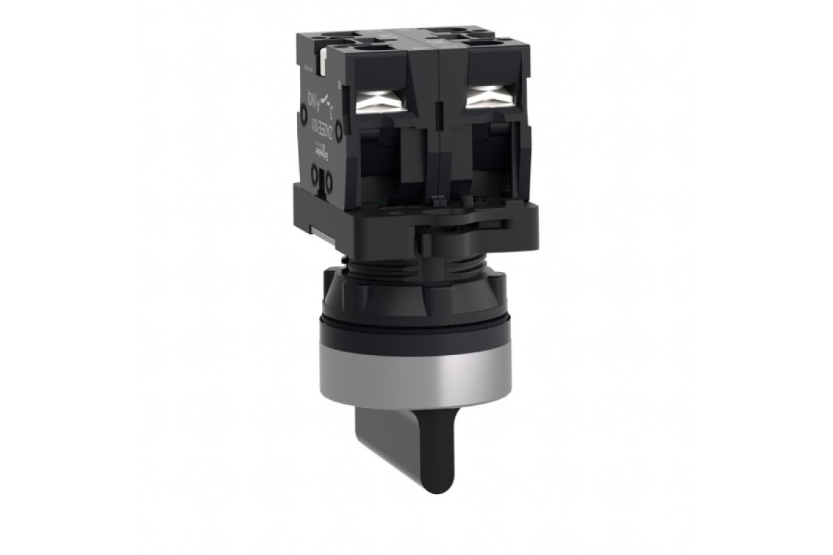 Селекторний перемикач з довгою ручкою, 3 положення, з фіксацією, 2 NO (XA2EJ33)