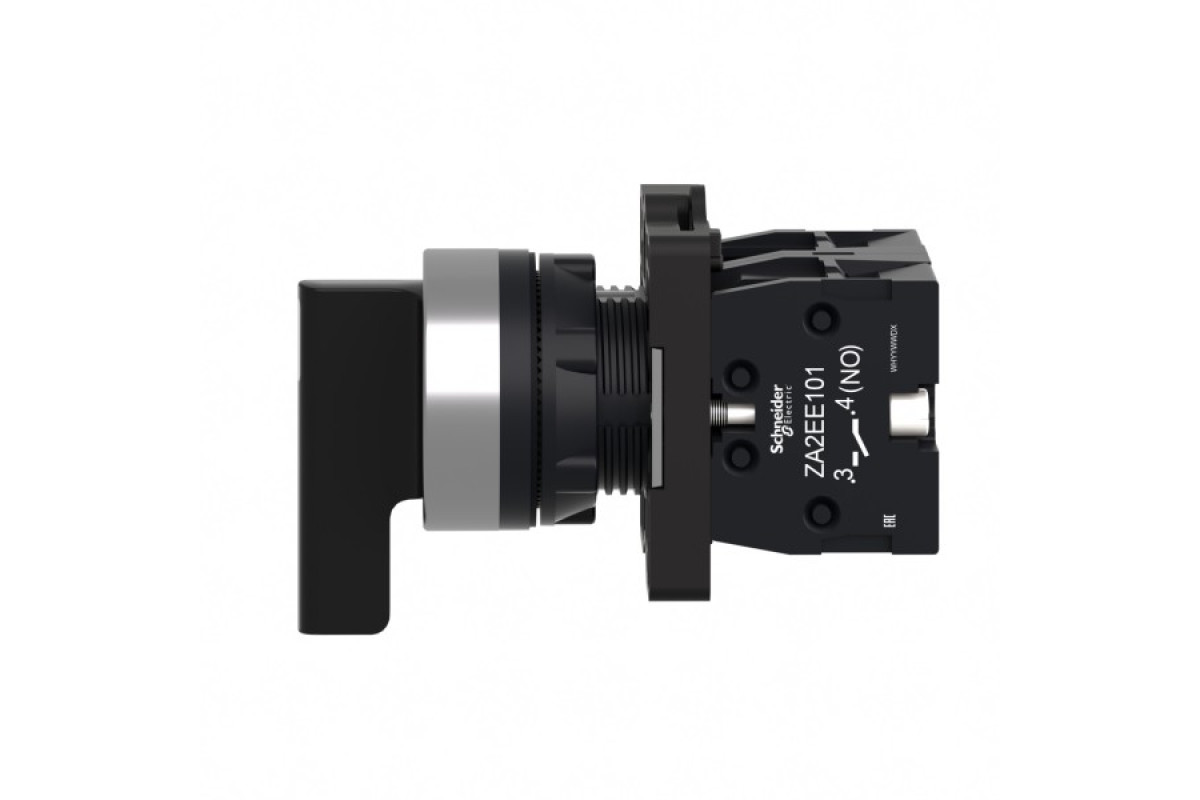 Селекторний перемикач з довгою ручкою, 3 положення, з фіксацією, 2 NO (XA2EJ33)