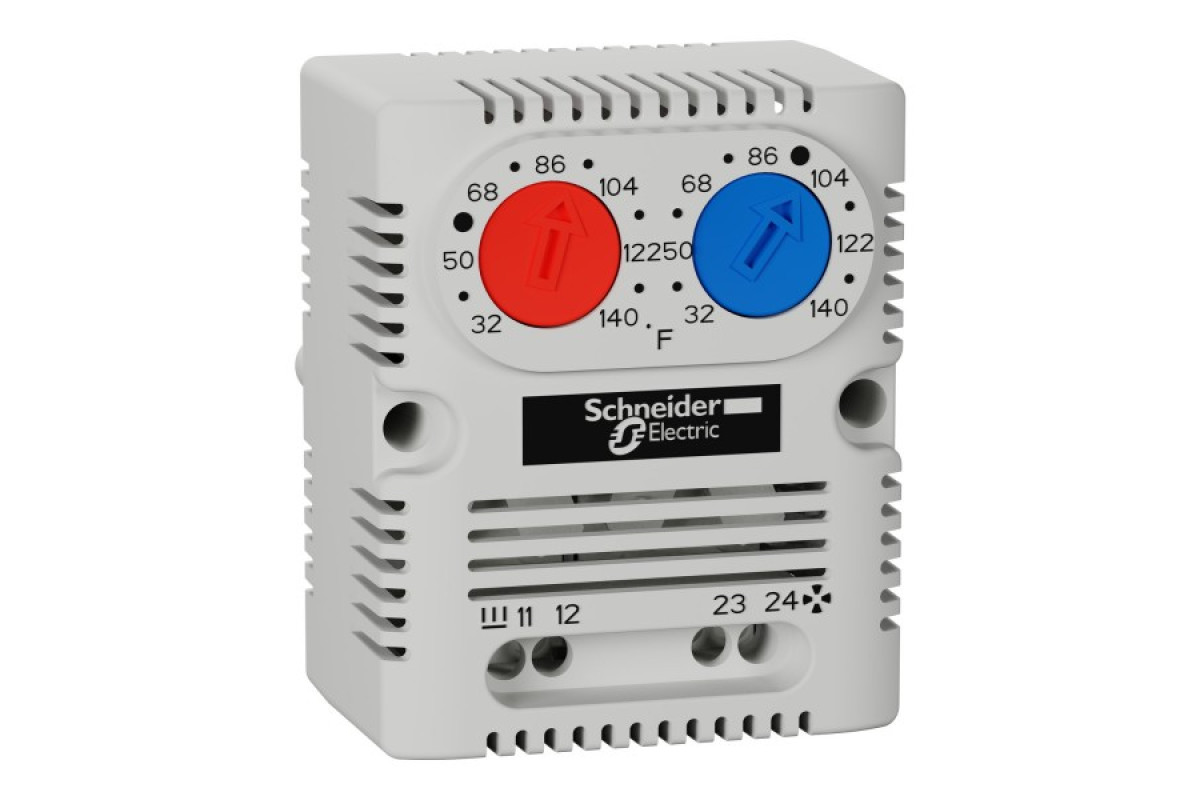 Термостат, 2 регулятора F° шафи SPACIAL (NSYCCOTHDF)