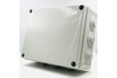 Коробка розподільча навісна IP55 з кабельними вводами і кришкою на гвинтах 240x190x90 мм (EC400C7)