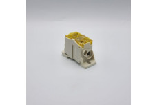 Розподільчий блок на DIN-рейку РБД125A жовтий (702631ж)