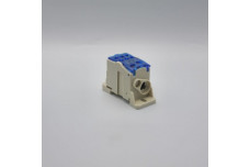 Розподільчий блок на DIN-рейку РБД125A синій (702631с)