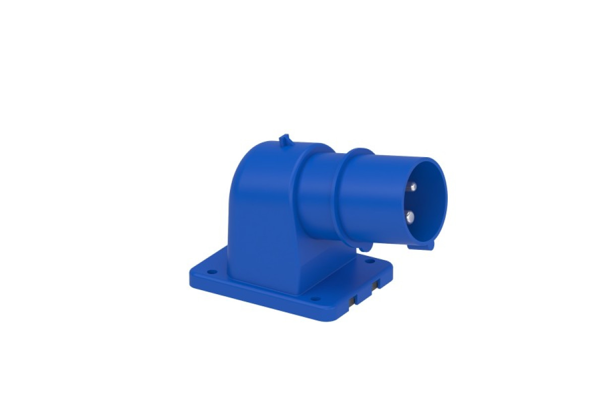 Вилка щитова 16А 2P+E 250В IP44 (81804)