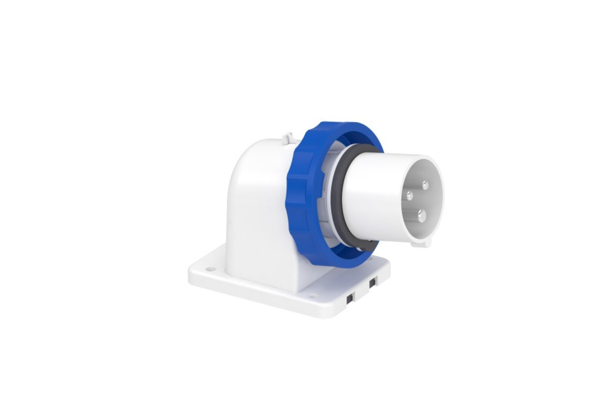 Вилка щитова 16А 2P+E 250В IP67 (83854)