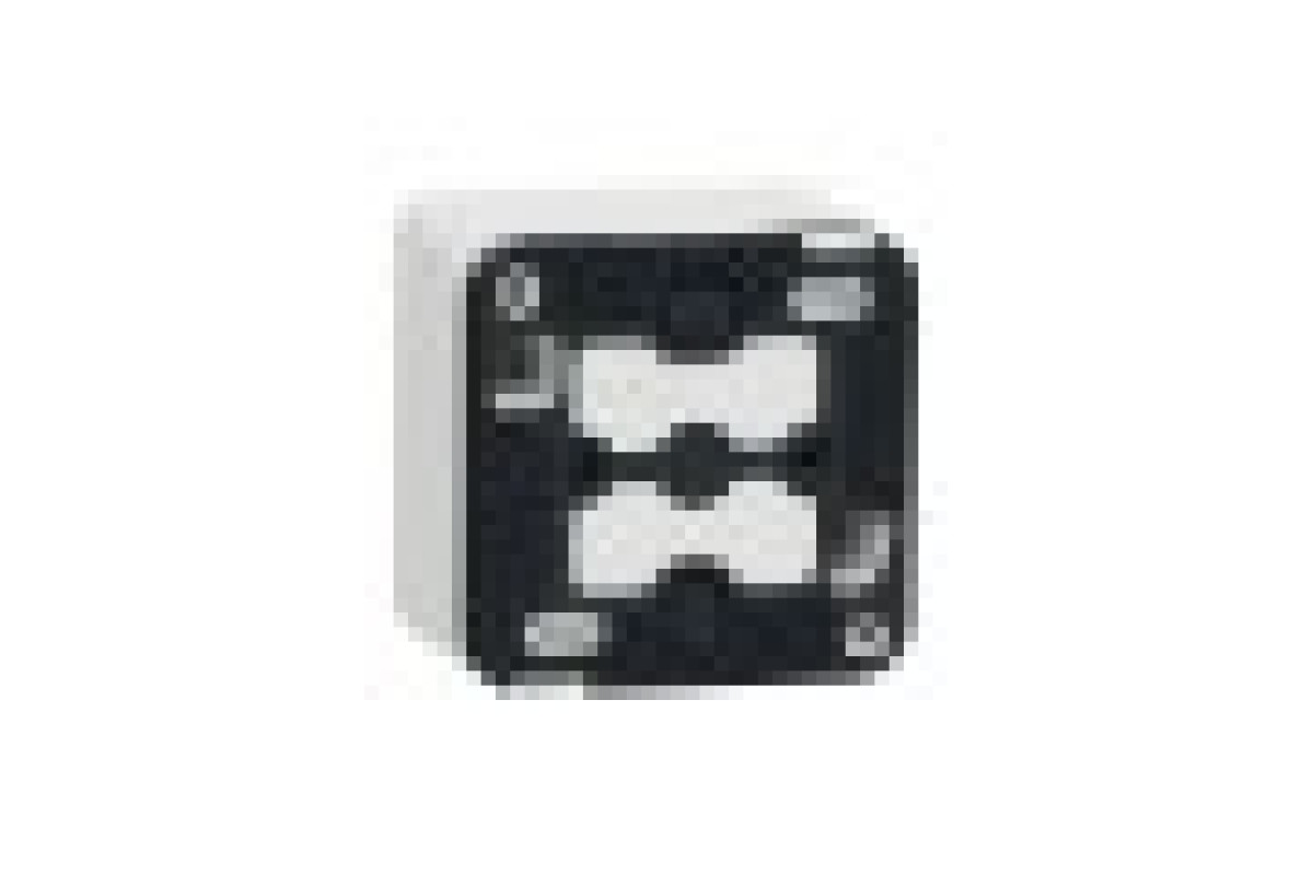 Одномісний бокс для накладного монтажу IP55 Mureva Styl, універсальний, білий (MUR39911)