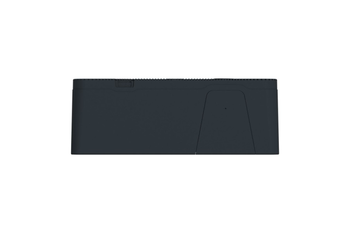 Подвійний блок для поверх. монтажу IP55 Mureva Styl, горизонтальний, чорний (MUR37914)