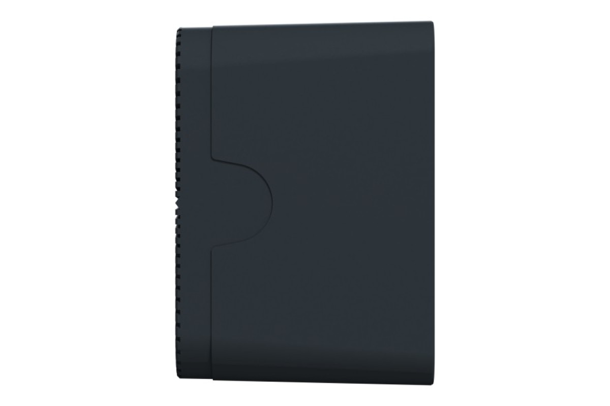 Подвійний блок для поверх. монтажу IP55 Mureva Styl, горизонтальний, чорний (MUR37914)