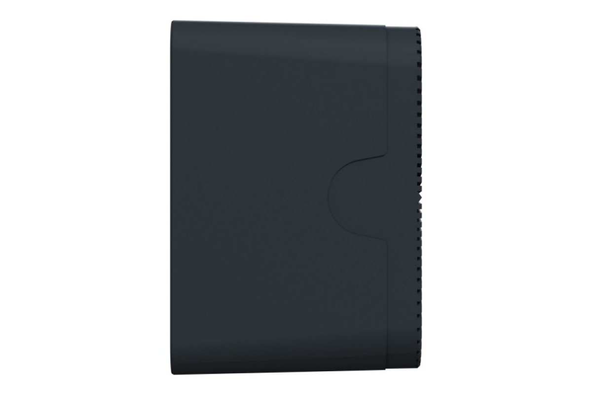 Подвійний блок для поверх. монтажу IP55 Mureva Styl, горизонтальний, чорний (MUR37914)