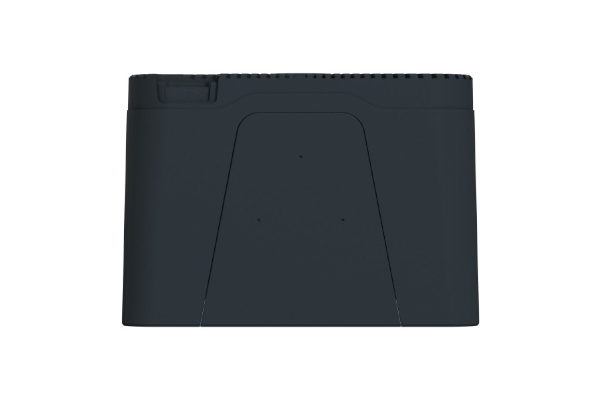 Подвійний блок для поверхневого монтажу IP55 Mureva Styl, вертикальний, чорний (MUR37912)