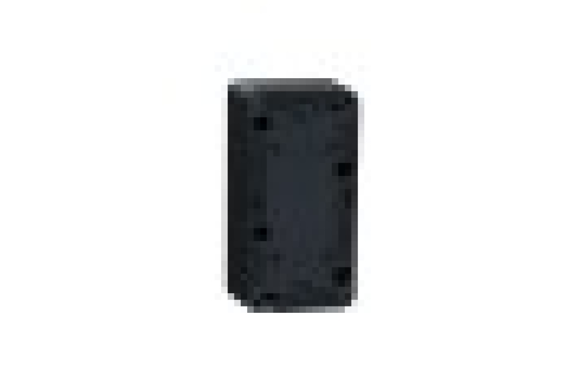 Подвійний блок для поверхневого монтажу IP55 Mureva Styl, вертикальний, чорний (MUR37912)