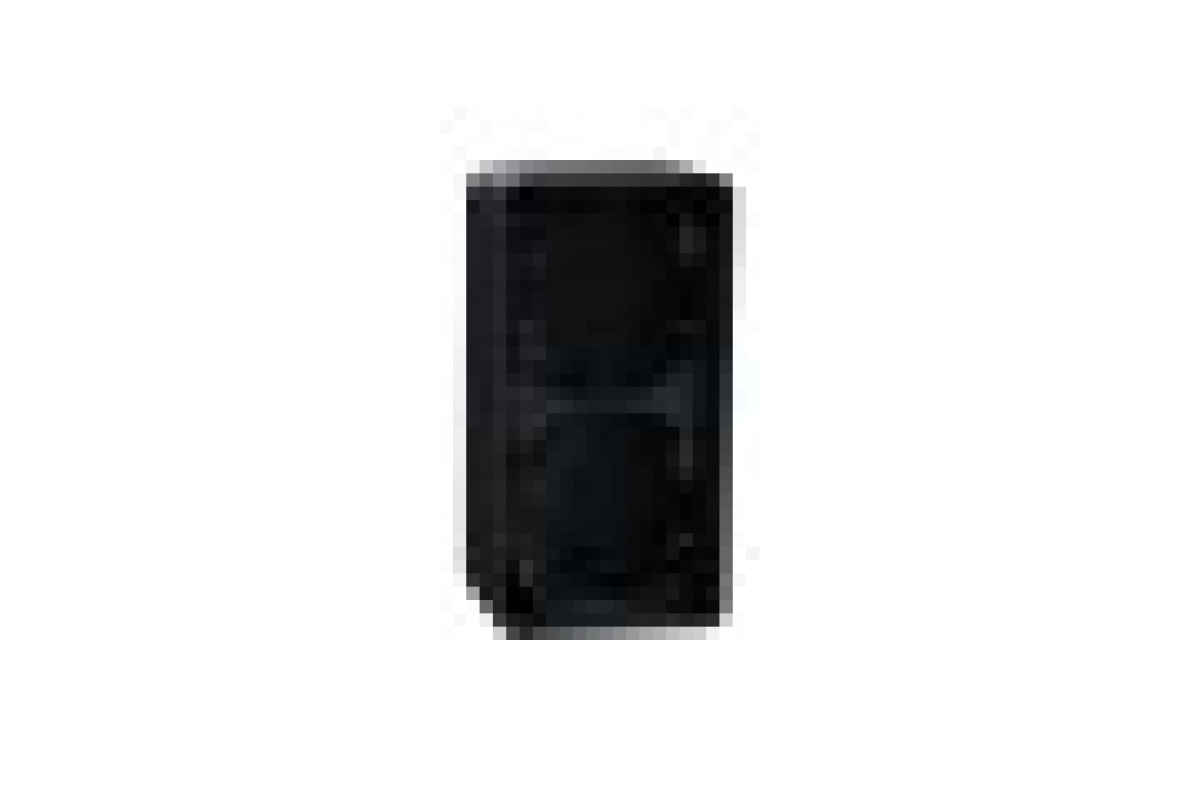 Подвійний блок для поверхневого монтажу IP55 Mureva Styl, вертикальний, чорний (MUR37912)