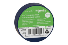 Ізоляційна стрічка, 19mm x 20m, синій (2420102)