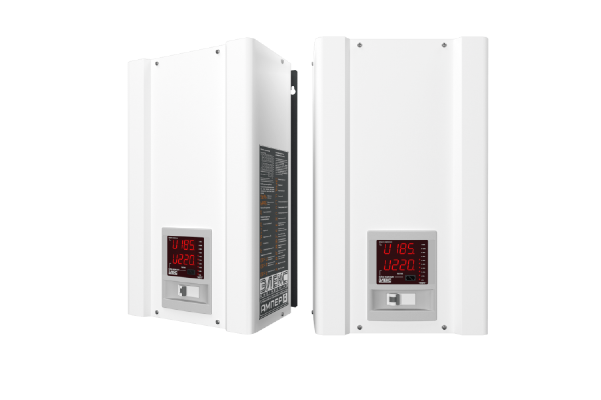 Стабілізатор напруги однофазний побутовий АМПЕР У 12-1/32 v2.1