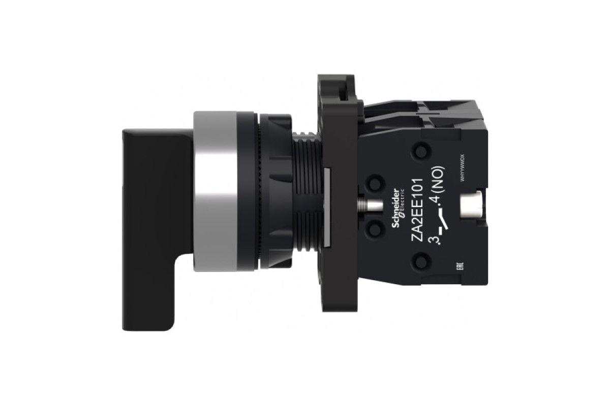 Селекторний перемикач з довгою ручкою, 3 положення, повернення в центр, 2 NO (XA2EJ53)