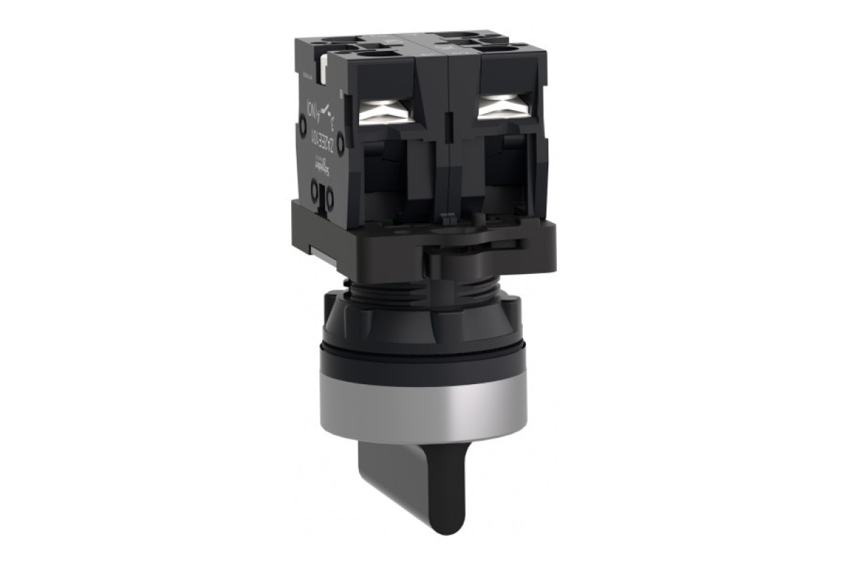 Селекторний перемикач з довгою ручкою, 3 положення, повернення в центр, 2 NO (XA2EJ53)